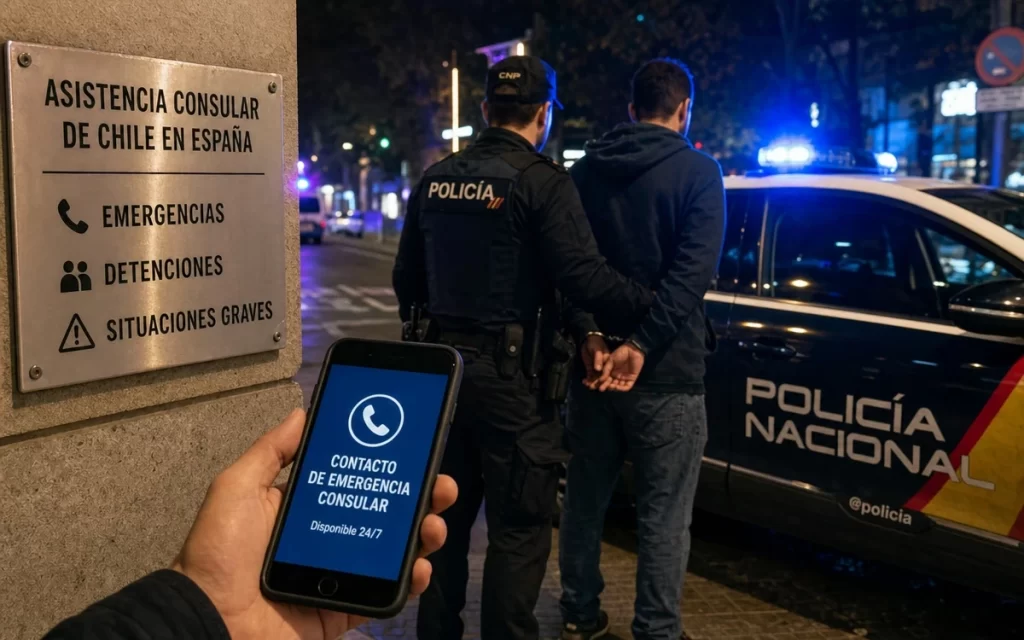 Asistencia consular de Chile en España: emergencias, detenciones y situaciones graves