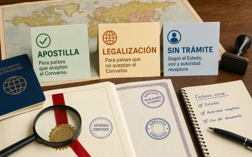 Cómo saber si un documento extranjero necesita apostilla, legalización o ningún trámite