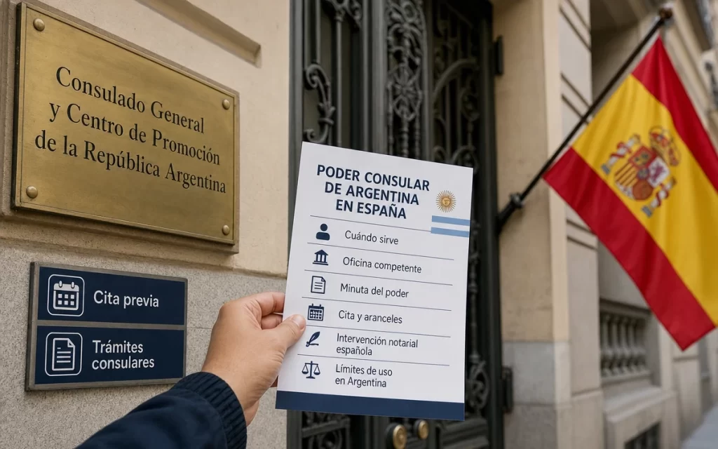 Poder consular de Argentina en España: cuándo sirve y qué oficina puede otorgarlo