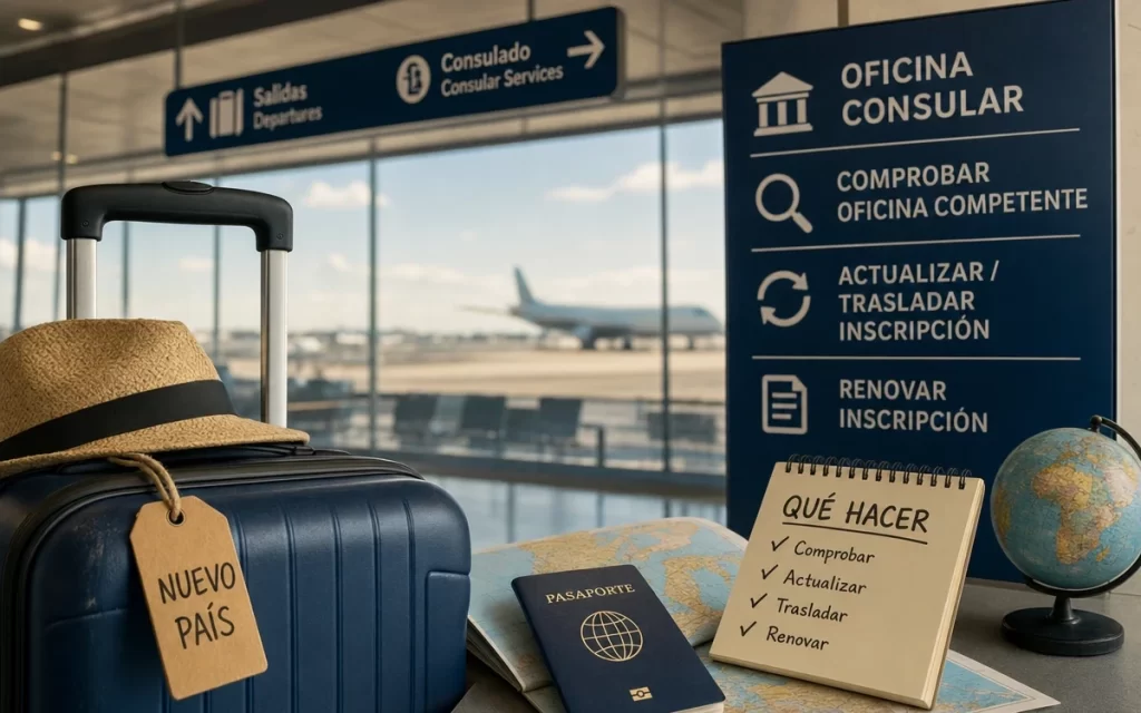 Qué hacer con la inscripción consular cuando te mudas a otro país