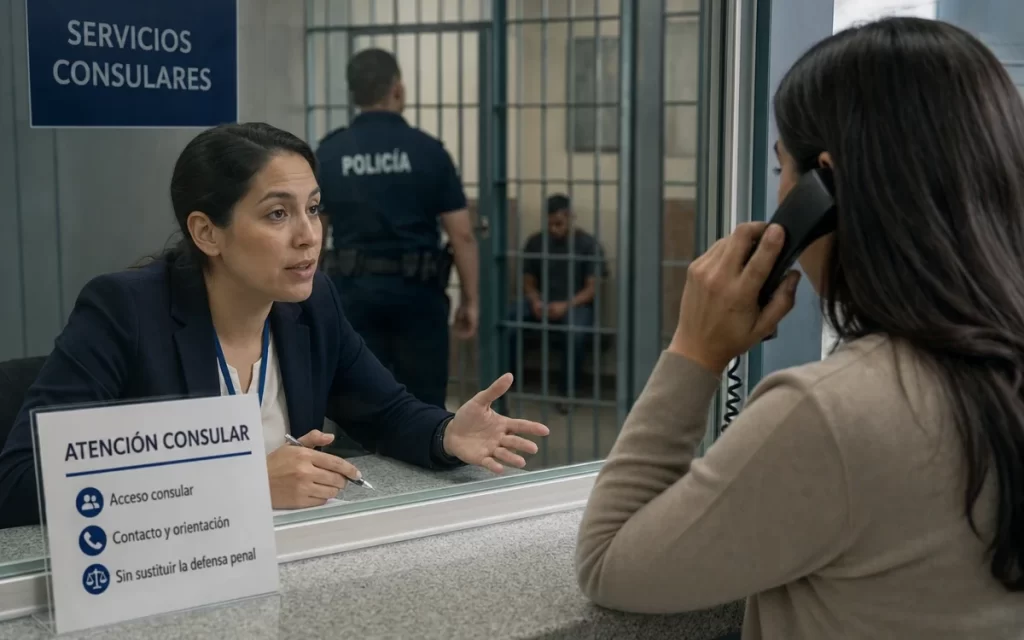 Qué puede hacer el consulado si un familiar está detenido en el extranjero
